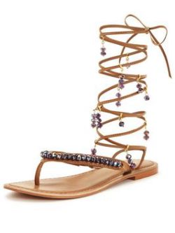 Glamorous Jewelled Toe Post Sandal